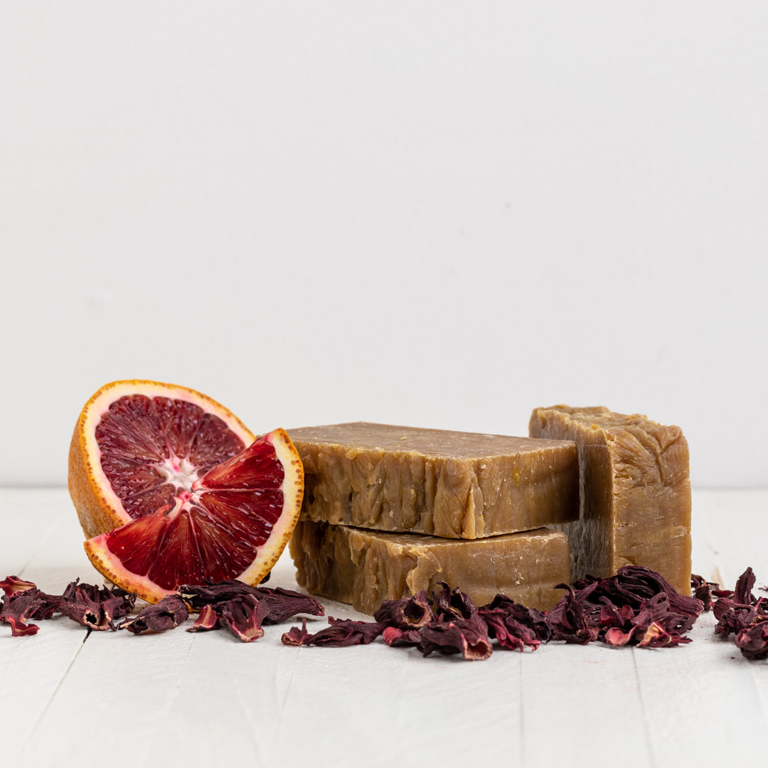 Hibiscus and Blood Orange Body Bar _ Sebesta Apothecary-square